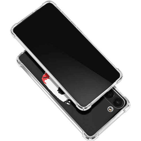 The Dark Knight Smeared Joker Galaxy S24 FE Clear Case